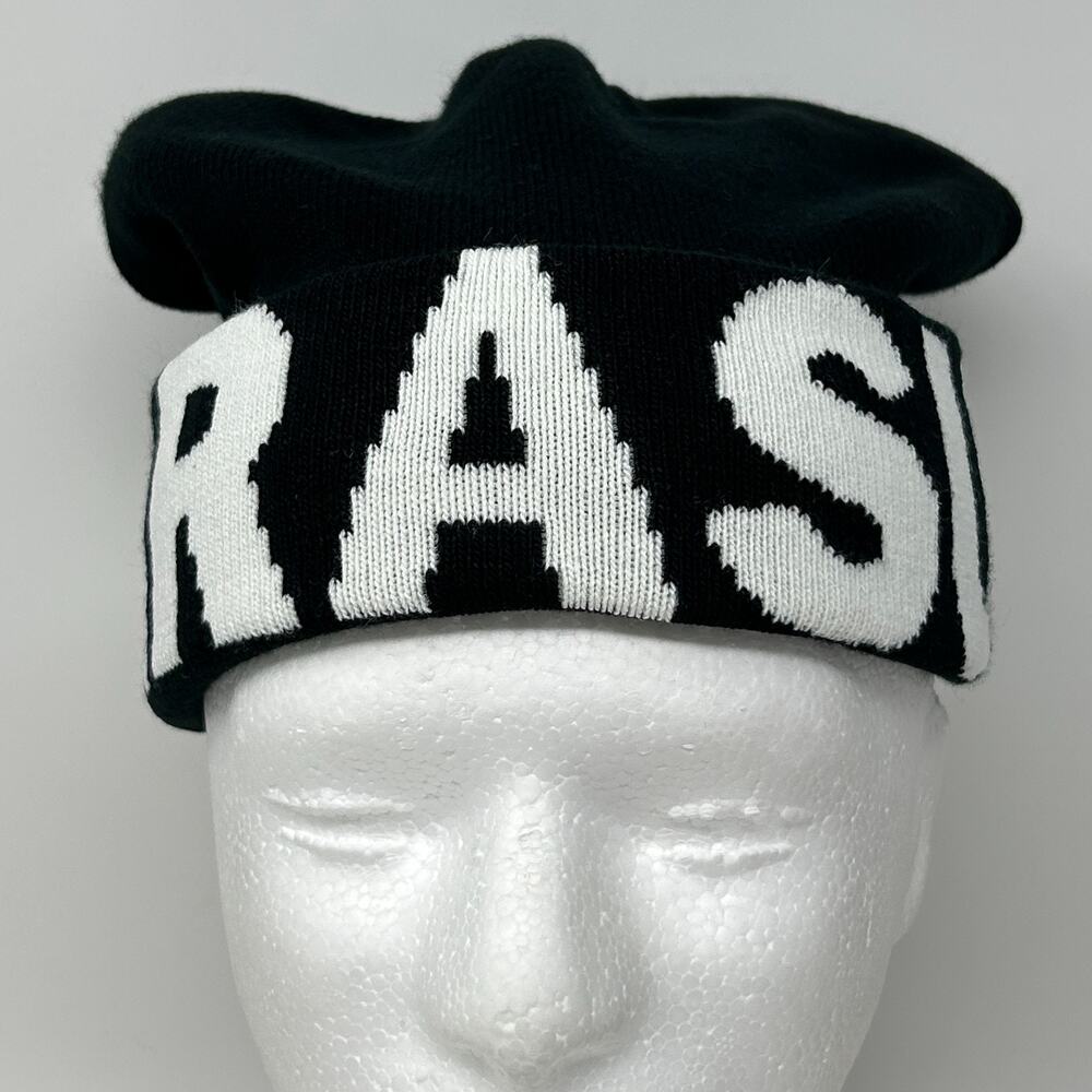 Parasuco Jeans Beanie Winter Hat Toque Streetwear Flip Cuffed Black Acrylic